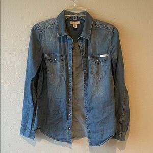 Calvin Klein Jeans chambray shirt size S